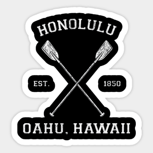 Honolulu Hawaii Vacation Sticker